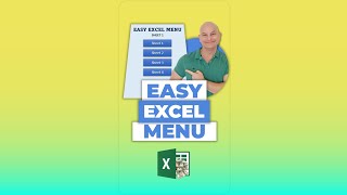 How To Create An Easy Excel Menu With 1 Line Of Code #SHORTS