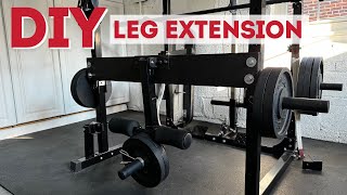 DIY Leg Extension attachment for power cage