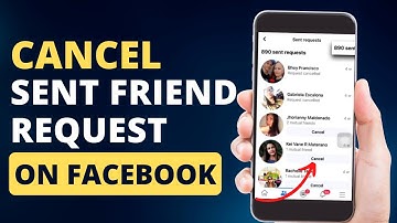How To Cancel Sent Friend Request On Facebook 2023 | Delete Sent Friend Request On Facebook Tutorial
