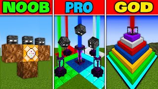 Spawn Wither Storm  Noob vs Pro vs God vs Hacker Minecraft