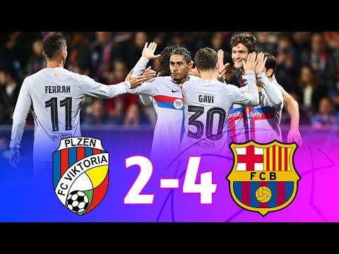 Viktoria Plzen vs Barcelona [2-4], Champions League, Group Stage 2022/23 - MATCH REVIEW