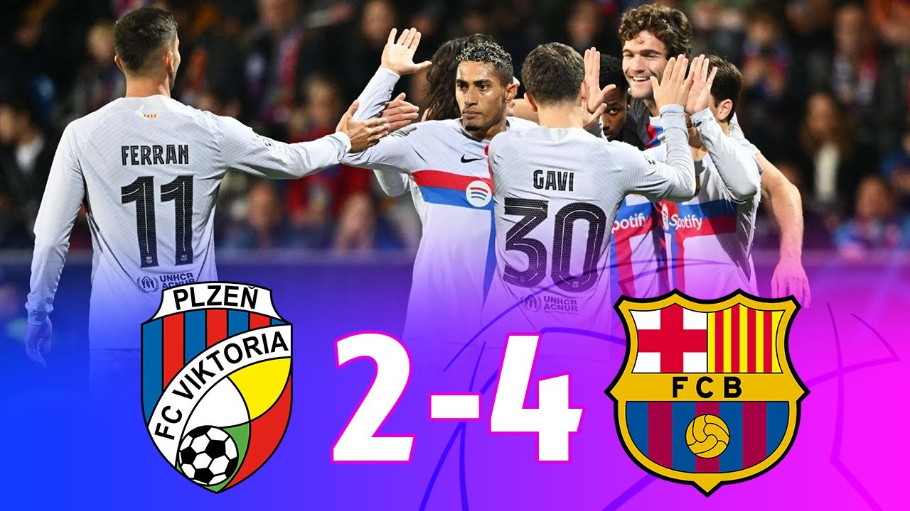 Barcelona contra viktoria plzeň