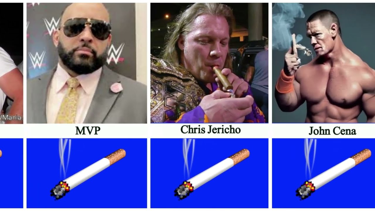 did hulk hogan smoke cigarettes WWE Superstar Wrestlers Who Smoke Cigarettes in Real Life ( 4K )