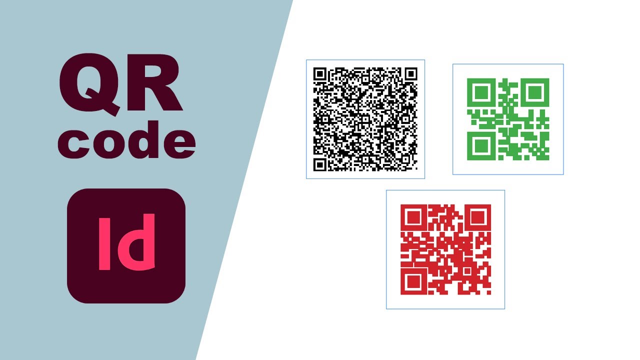 how to make QR code using adobe InDesign - YouTube
