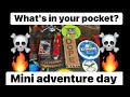 Adventure, Carrie, what’s in your pocket?