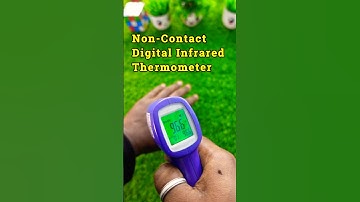 Non-Contact Digital Infrared Thermometer Unboxing and Review | Quick 1-Second Temperature Check