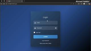 Login Laravel - Tugas UTS Pemrograman Framework Web - Ahmad Habibi
