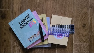 Unboxing Learn! Korean with BTS