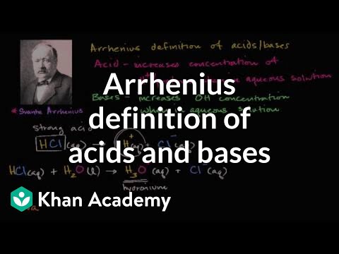 Video: Apa poate fi un acid arrhenius?