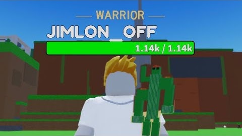 DEFEATING GIANT CACTUS (every second add 1 skill point) - JIMLON