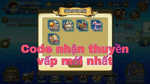 Code Thuyền Vip Mới Nhất Kho Báu Huyền Thoại Bản Eng