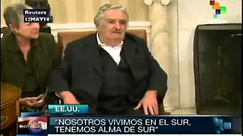 Uruguayan President Jos Mujica meets with US President Barack Obama