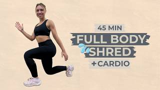 45 MIN Strength + Cardio HIIT 🔥 | No Repeats, No Equipment
