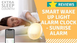 Smart Wake Up Light Alarm Clock - Sunrise Alarm Clock Bedside Night Light Supports WiFi - 4 Alarms screenshot 4