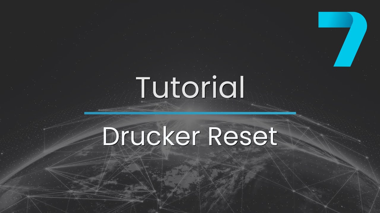 Tutorial Epson Drucker auf Werkseinstellung mit RETAIL7 YouTube