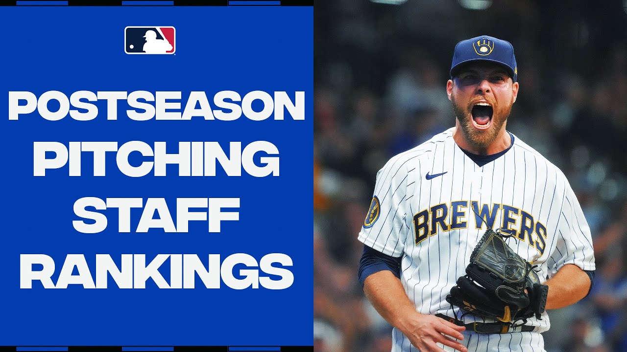 POSTSEASON PITCHING STAFF RANKINGS! How does EVERY postseason team’s collection of arms stack up?