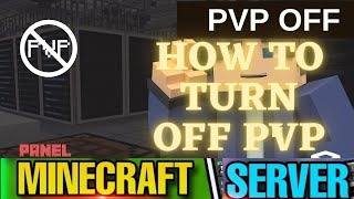 How to Turn Off PVP on your Minecraft Server || How To Turn Off PVP (Player Vs Player) In Minecraft screenshot 3
