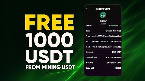 How I Got FREE 1000 USDT From Mining Full Test 2025