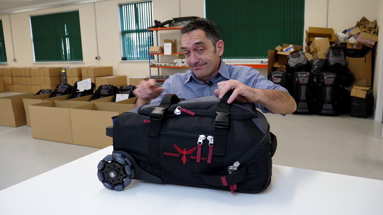 Unstoppable Compact Travel Bag for WheelChair Users (Cabin Friendly Wheelchair Luggage) - YouTube