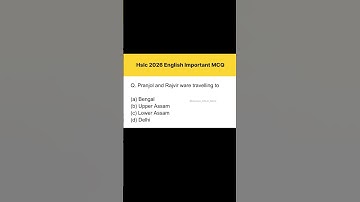 what is the answer? Hslc English Teacher From Assam MCQ #tea #assam #mcq #english #seba #hslc#shorts