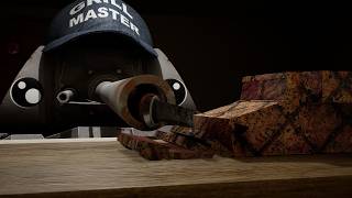 Grill Master is cutting Grilled M3 Stuart | 3D Tank Animation
