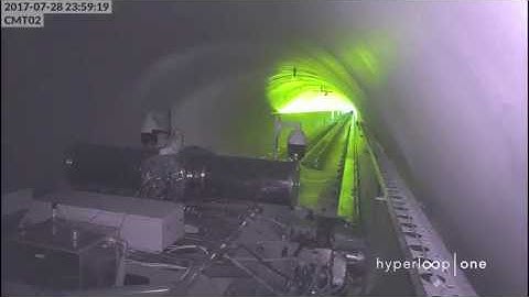 The first footage of the Hyperloop One, which travels at over 185 mph, has been released