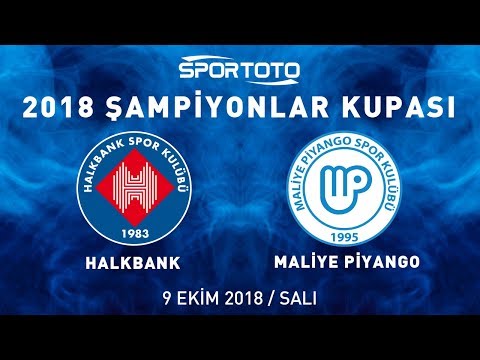 2018 Spor Toto Erkekler Şampiyonlar Kupası Halkbank - Maliye Piyango