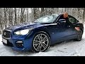 Конкурент Mercedes-AMG C 43 и BMW 340i? INFINITI Q50S 400+ сил - тест-обзор боком с батей : )