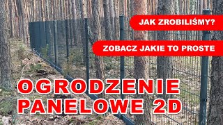 ⭐ Ogrodzenie panelowe 2D  Jak zrobiliśmy? ⭐