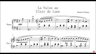 Download lagu La Valse au Clair de Lune (Score video)