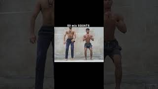 50 squats 😋 in 1 set