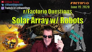 Solar Panel Arrays - r/Factorio Reddit
