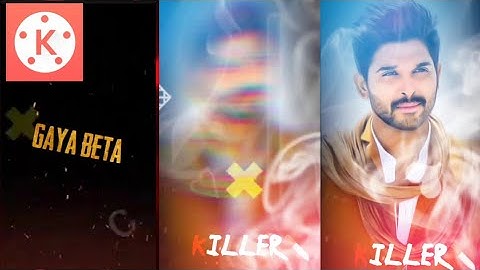 Maari dialogue attitude status editing | kinemaster video editing | attitude video editing