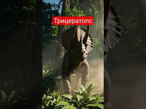Трицератопс — трёхрогий гигант #динозавры #животные #природа #юрскийпериод