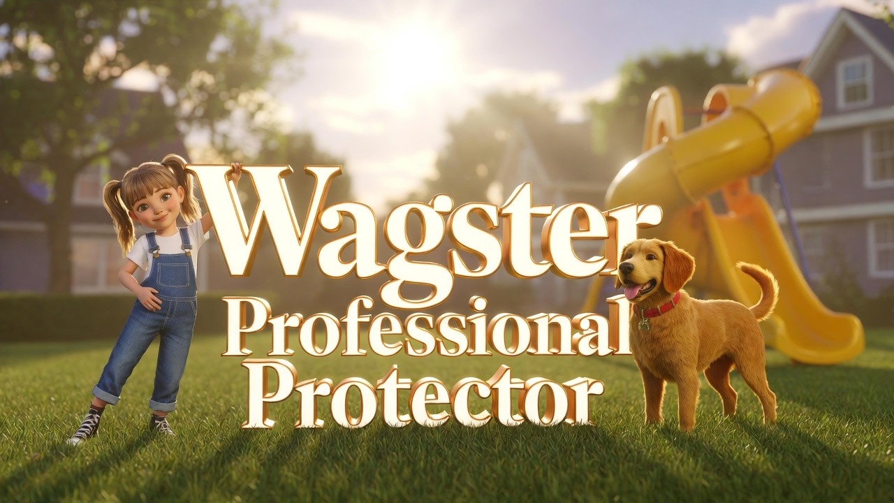 Preschool Routine and Loyal Pets - Wagster the Professional Protector Picture Book