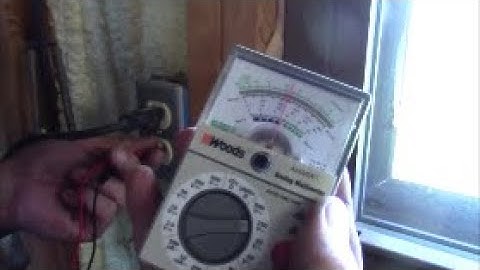 Multimeter is Inexpensive Safety From Brown-Outs