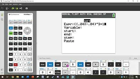 Evaluating Riemann Sums on a TI-84