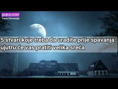 Video: Pravila Prehrane Prije Spavanja