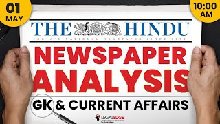 The HINDU for CLAT 2025 (1st May) | Current Affairs for CLAT | Daily Newspaper Analysis