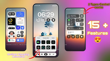 HyperOS Best theme Customisation Themes| Multiple Charging Animation & Lock Screen Features More.