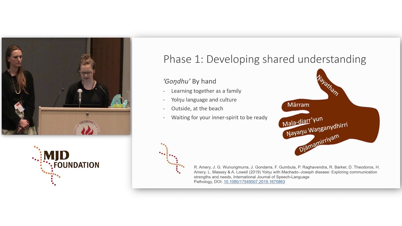 2019 International MJD Research Conference (Washington, DC) – Oral Presentation 2, Part II