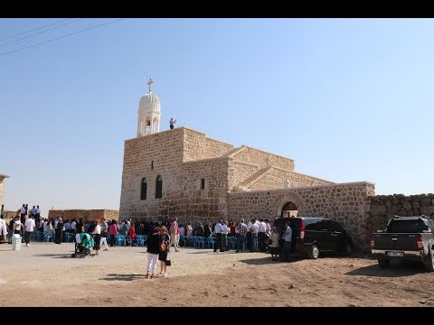 Midyat'ta Törenle Açılan 1500 Yıllık Kilisede, 40 Yıl Sonra İlk Ayin Yapıldı