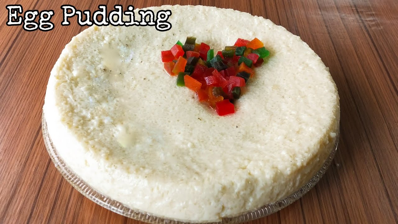 Egg Pudding Recipe Steamed Egg Pudding 3 Ingredient Pudding No