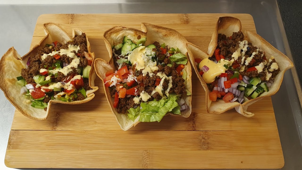 How to Make Taco Salad Bowls at Home