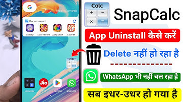 SnapCalc app Delete Kaise Kare | SnapCalc App Delete | How To Uninstall SnapCalc App | SnapCalc App