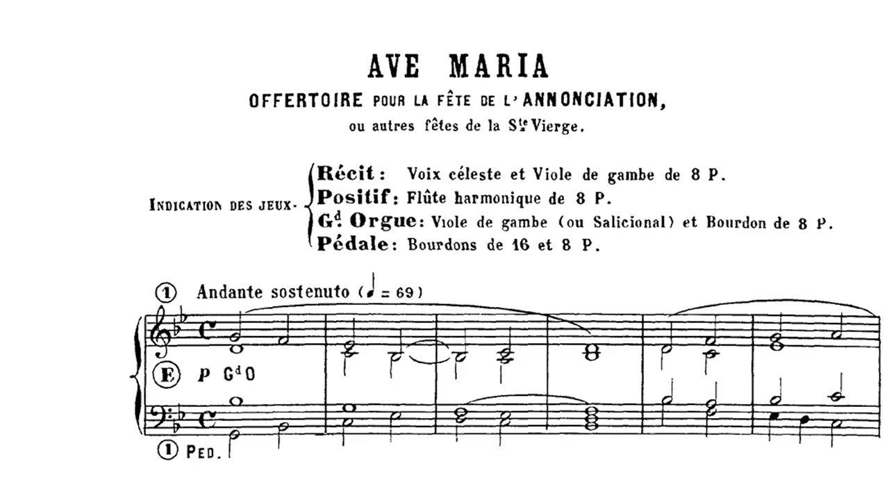 Alexandre Guilmant - Ave Maria  (Op. 65, no. 4)