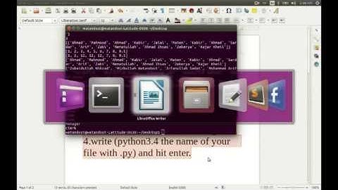 How to execute or run .py file or python file in terminal (Linux OS)