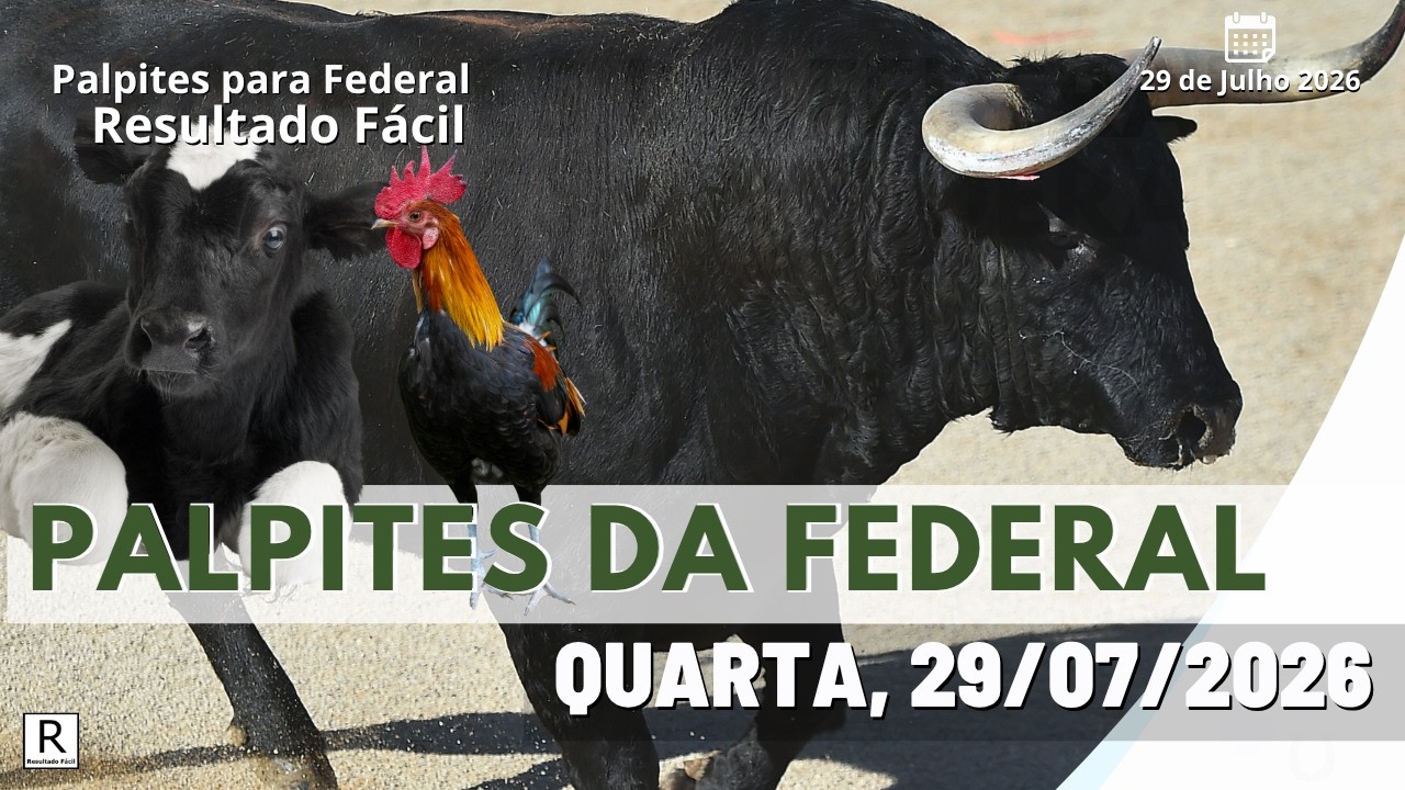 Palpites do dia Jogo do Bicho para o dia 29/07/2026
