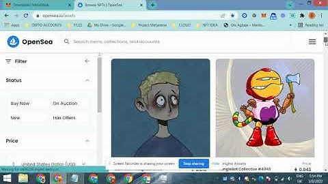How to connect #Metamask Wallet to the #Opensea #NFT  Market Place
