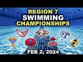 Varsity swimming region 7 championships day 1